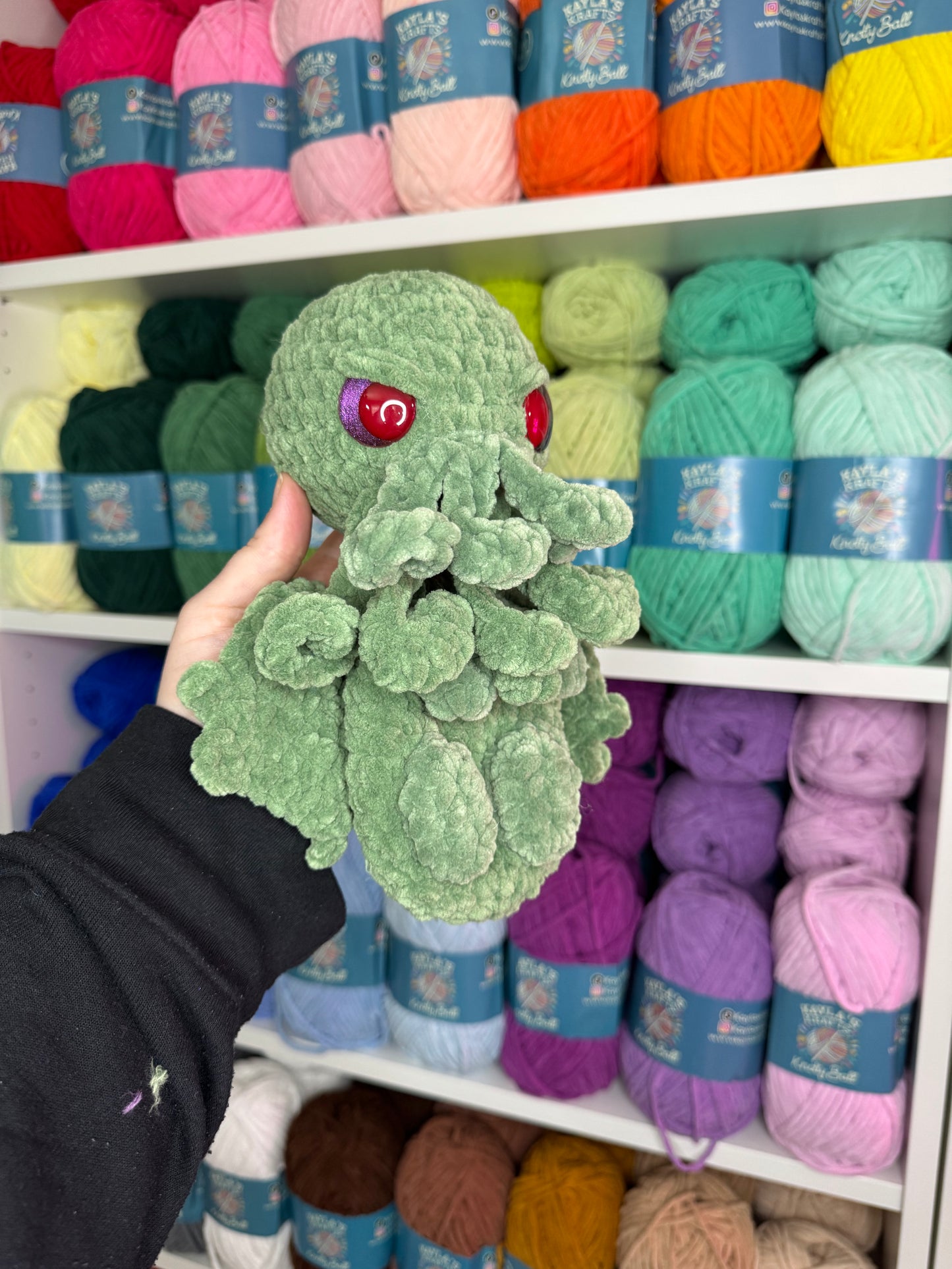 Baby Cthulhu Crochet Snuggler Pattern