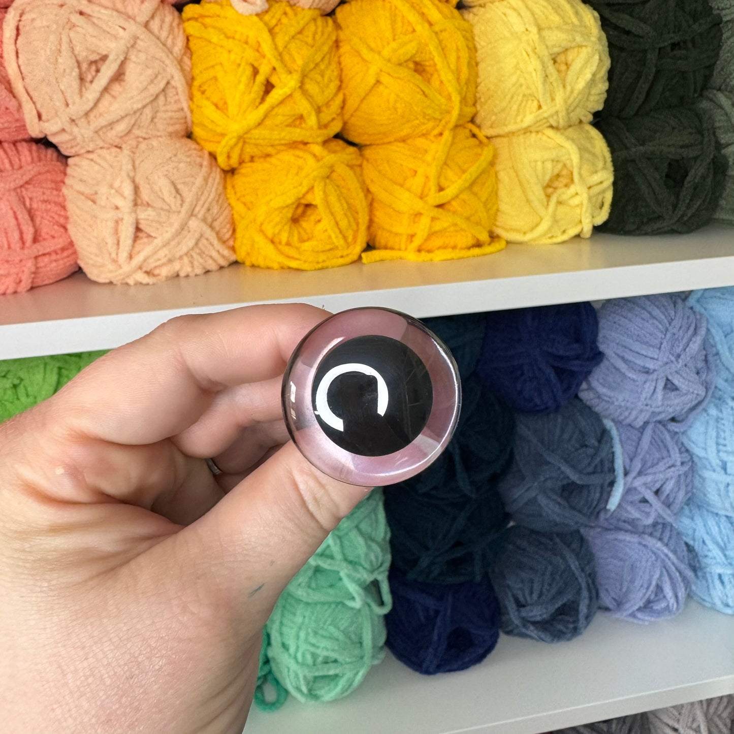 Blank Safety Eyes Bulk- Black Standard Pupil