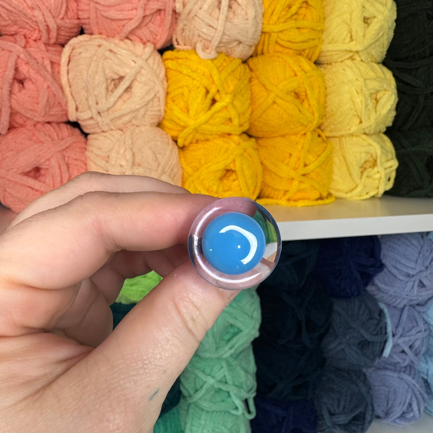 Blank Safety Eyes Bulk- Colored Standard Pupil