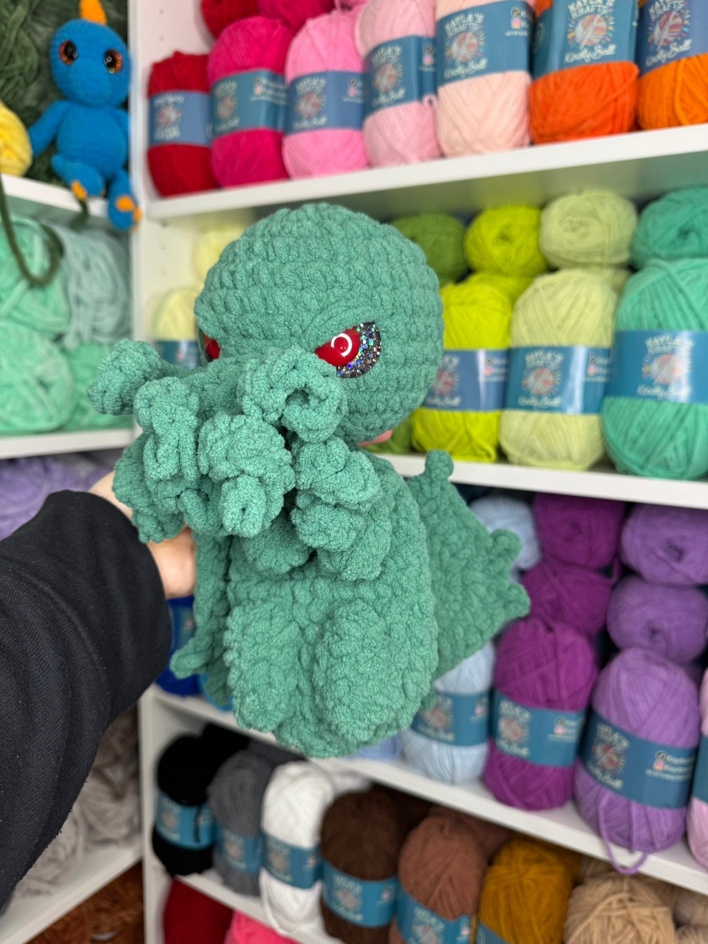 Baby Cthulhu Crochet Snuggler Pattern