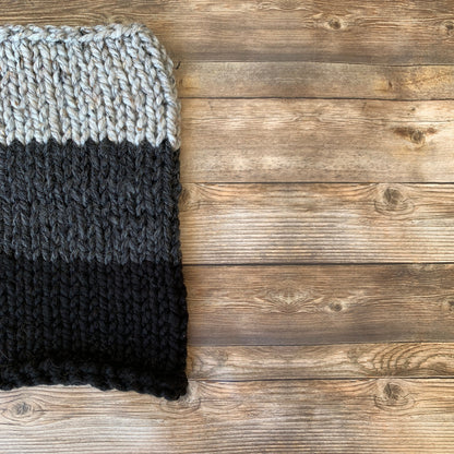 Knit Pattern x The Sadie Cowl, Chunky Knit Cowl