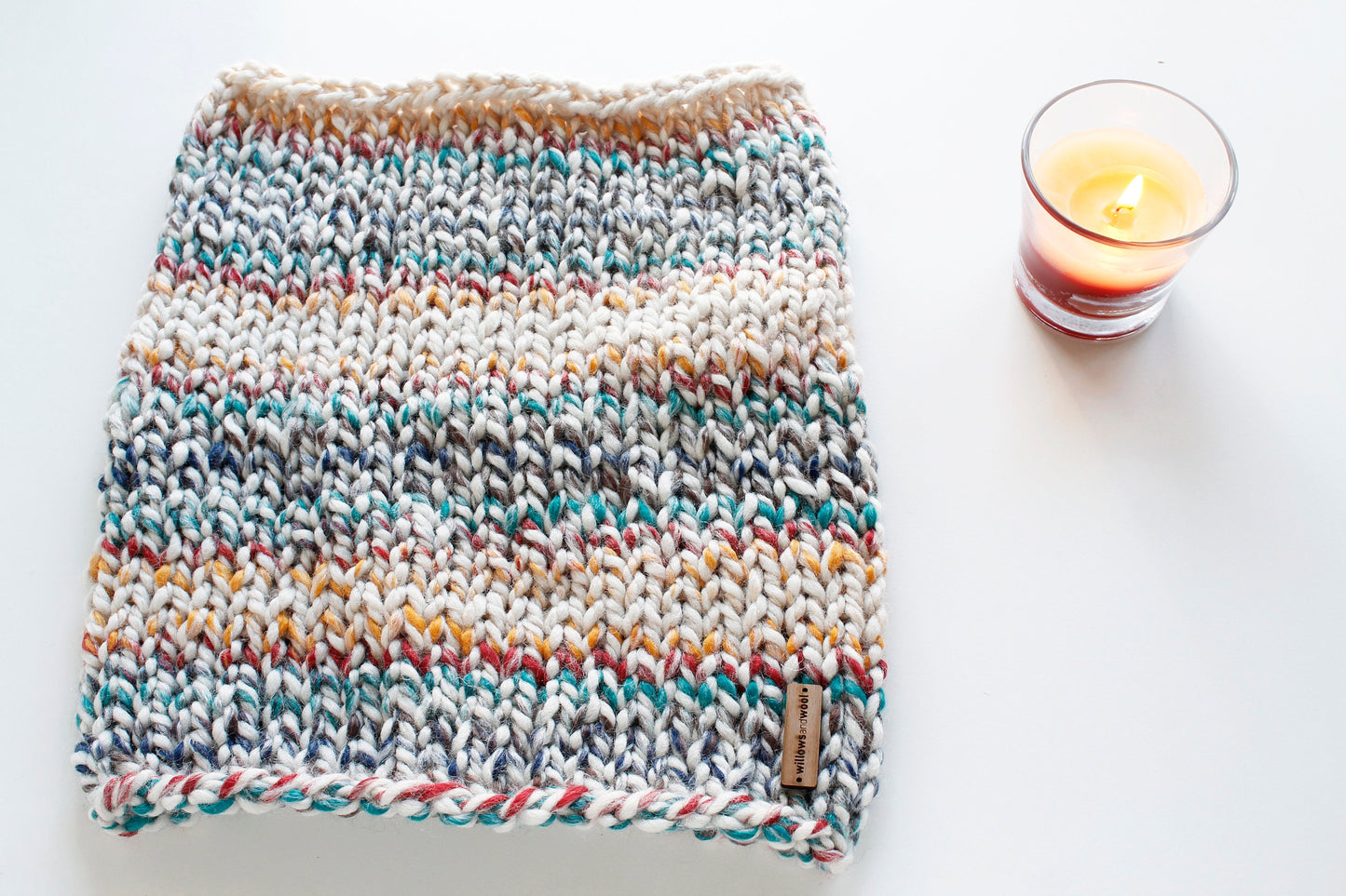 Knit Pattern x The Sadie Cowl, Chunky Knit Cowl